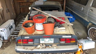 Would You Pay $500 to Break This 1987 Alfa Romeo Spider Veloce Out of Its Barn?